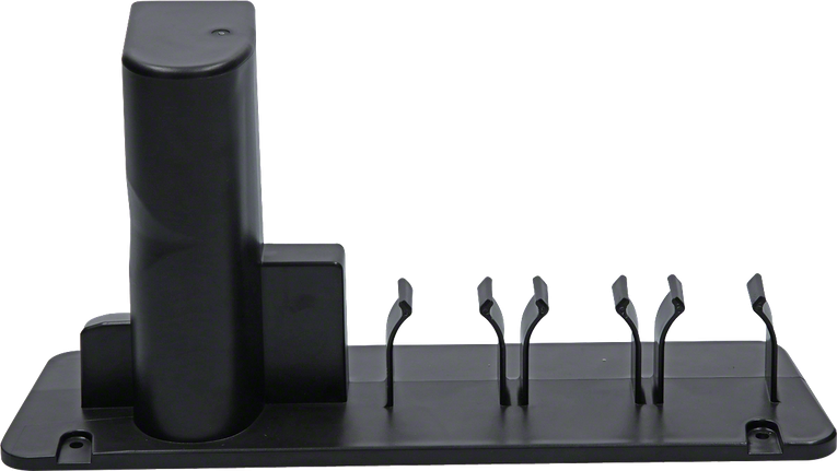 Vassoio portalame per seghetto alternativo Bosch con supporti per lame.