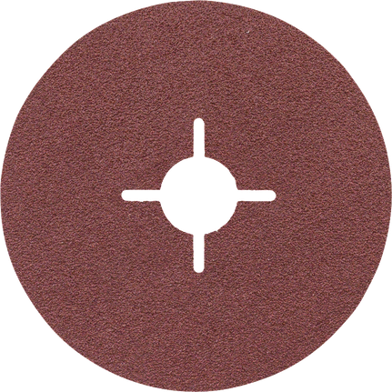 Disco abrasivo in fibra Bosch R444 per metallo, grana 80.