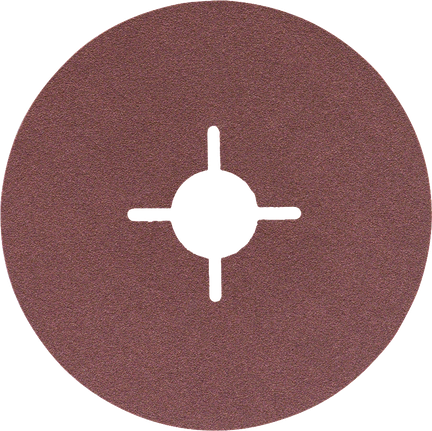 Disco abrasivo in fibra Bosch R444 per metallo, grana 120.