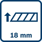 Bosch Universal-Cuttermesser mit einziehbarer Klinge.