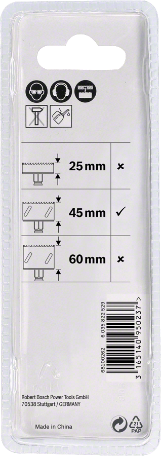 Punta da trapano Bosch Pilot Plus HSS-G 7,15x85 mm per profondità di foratura di 45 mm.
