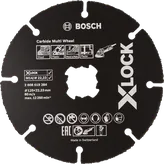 Disco Bosch Carbide Multi Wheel X-LOCK per legno e plastica.