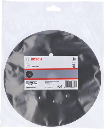 Protezioni per platorelli Bosch da 225 mm per levigatrici roto-orbitali.