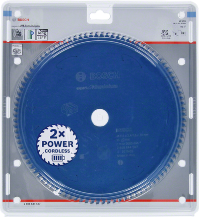 Lama per sega circolare Bosch Expert per alluminio 305×2,4/1,8×30 T96.