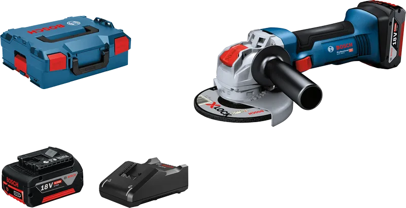 Set smerigliatrice angolare a batteria Bosch GWX 18V-8.
