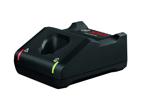 Caricabatterie Bosch GAL 12V-40 con indicatori di carica.