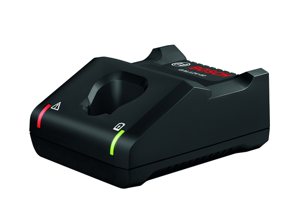 Caricabatterie Bosch GAL 12V-40 con indicatori di carica.