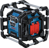 Radio da cantiere Bosch GPB 18V-5 SC con subwoofer.