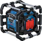 Radio da cantiere Bosch GPB 18V-5 SC con subwoofer.