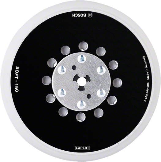 Platorello abrasivo multiforo Bosch EXPERT 150 mm morbido.
