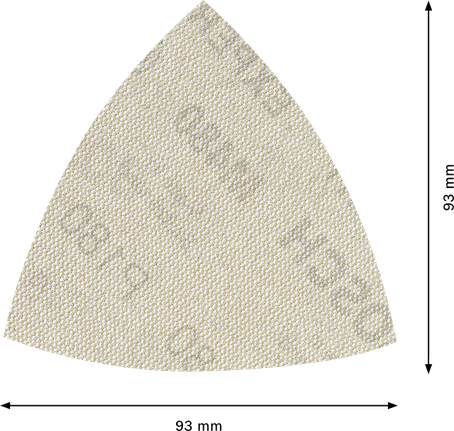 Rete abrasiva Bosch EXPERT M480 delta 93 mm grana 180.
