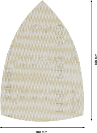 Foglio abrasivo a rete Bosch EXPERT M480 100x150mm G120.