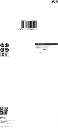 Rete abrasiva Bosch EXPERT M480 115 x 230 mm G 80 10 pezzi.