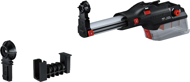 Aspiratore integrato Bosch GDE 28 D per trapani.