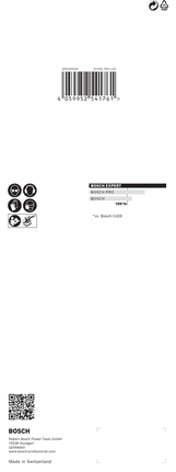 Carta abrasiva Bosch EXPERT C470 93 x 230 mm G 240 10 pezzi.