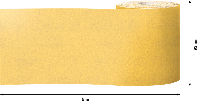 Rotolo di carta abrasiva Bosch EXPERT C470 93 mm x 5 m, grana 240.