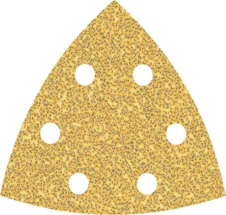 Carta abrasiva delta Bosch EXPERT C470, grana 40, 93 mm, 6 fori.