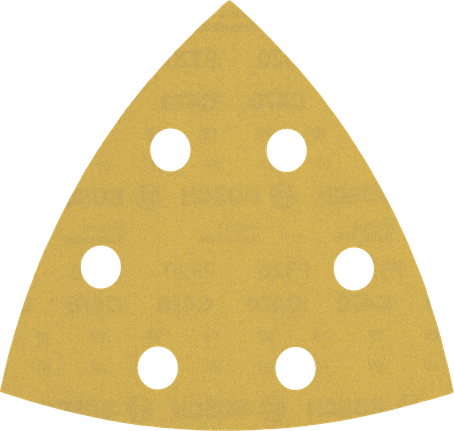 Levigatrice a delta Bosch EXPERT C470, carta abrasiva a 6 fori, grana 320.