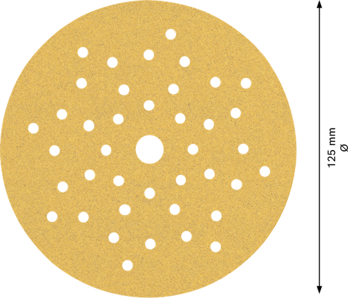 Disco abrasivo multiforo Bosch EXPERT C470 da 125 mm.