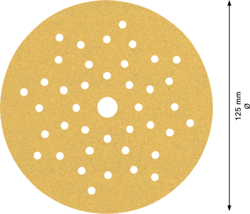 Disco abrasivo multiforo Bosch EXPERT C470 da 125 mm.