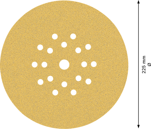 Disco per levigatrice per cartongesso Bosch EXPERT C470, 225 mm, grana 80.