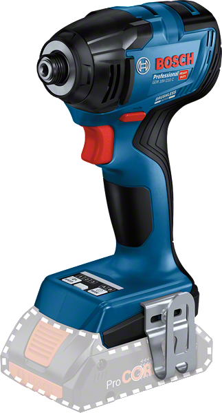 Avvitatore a impulsi a batteria Bosch GDR 18V-210 C.