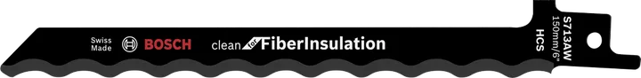 Lama per sega alternativa Bosch S 713 AW per isolamento in fibra.