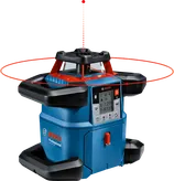 Livella laser rotante Bosch GRL 600 CHV, grado di protezione IP68.