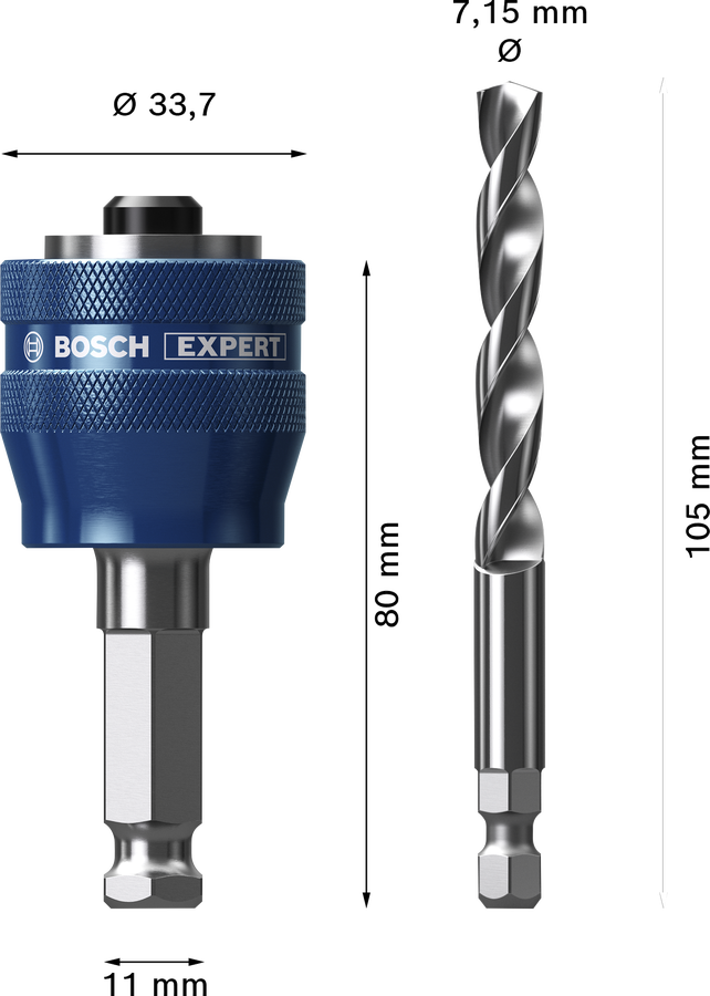 EXPERT Power Change Plus con punta di centraggio