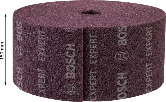 Rotolo di carta abrasiva in pile Bosch EXPERT N880 per levigatura manuale, color marrone.