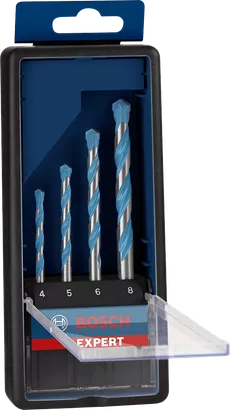 Set di punte da trapano Bosch MultiConstruction 4/5/6/8 mm.
