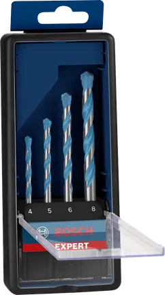 Set di punte da trapano Bosch MultiConstruction 4/5/6/8 mm.