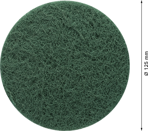 Disco abrasivo in tessuto non tessuto Bosch EXPERT N880 125 mm, verde molto fine.