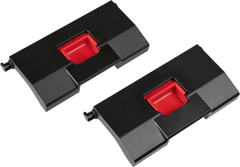 Set di ganci di aggancio L-Case Bosch per il sistema di valigette da trasporto.