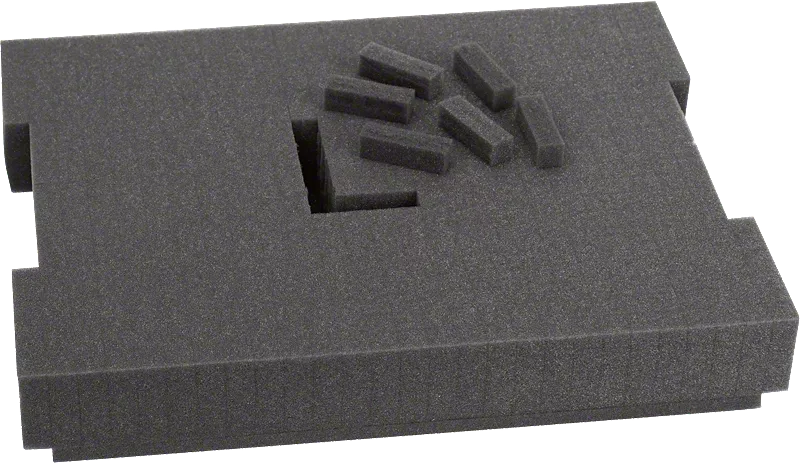 Inserto in schiuma Bosch per riporre e proteggere gli utensili.