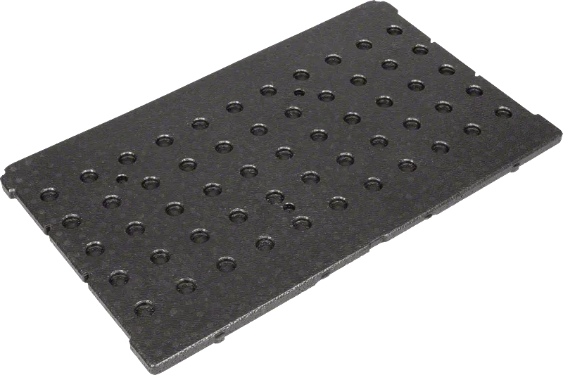 Inserto per coperchio Bosch XL-BOXX in schiuma per valigetta da trasporto.