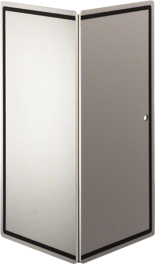 Bersaglio laser Bosch grigio, design pieghevole.