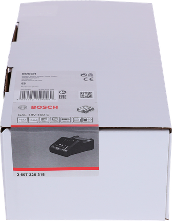 Confezione caricabatterie rapido Bosch GAL 18V-160 C.
