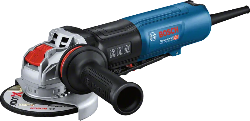 Smerigliatrice angolare Bosch GWX 17-125 PSB con sistema X-LOCK.