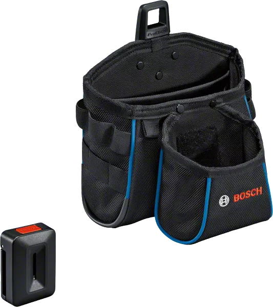 Set di borse portautensili Bosch con supporto magnetico.
