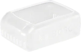 Protezione trasparente per batteria Bosch da 6 Ah.