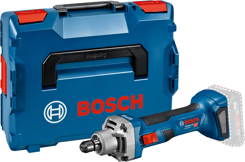 Smerigliatrice dritta a batteria Bosch GGS 18V-20 con valigetta L-Boxx.