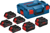 Set di batterie Bosch ProCORE18V con custodia L-BOXX.