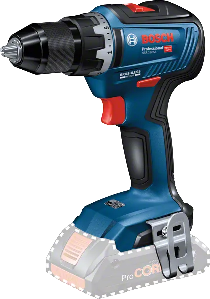 Trapano avvitatore Bosch GSR 18V-55 4Ah ProCORE.