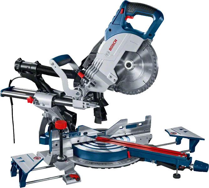 Troncatrice radiale Bosch GCM 8 SJL con guida laser.