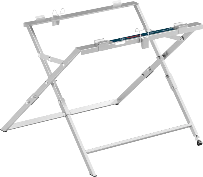Supporto per sega pieghevole Bosch GTA 560 per un supporto stabile degli utensili.