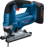 Seghetto alternativo a batteria Bosch GST 18V-125 B con batteria ProCore.