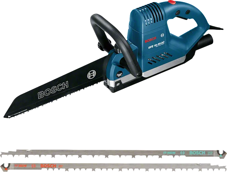 Sega multiuso Bosch GFZ 16-35 AC con lama lunga.