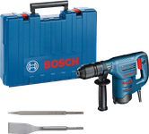 Martello demolitore Bosch GSH 3 E con valigetta e punte a scalpello.