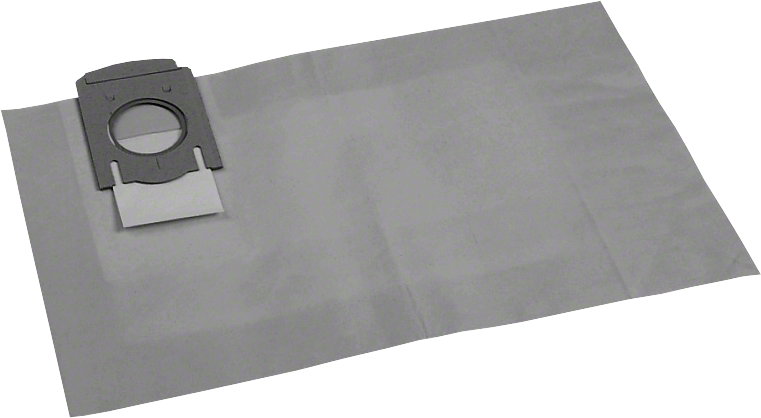 Sacchetto filtro in carta Bosch per sistemi di aspirazione della polvere.
